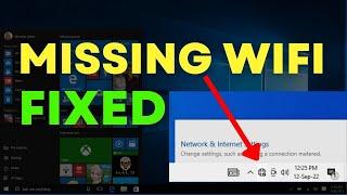 *WIFI NOT SHOWING UP ON WINDOWS 10 -  SOLUTION TO FIX WIFI MISSING! [2022]