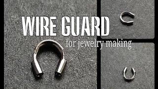 DIY JEWELRY: HOW TO USE WIRE GUARD & CRIMP COVERS ON JEWELRY MAKING by asawacreations