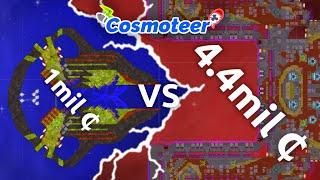 Cosmoteer: 1mil vs. 4.4 mil - My first ship to defeat the Terror!