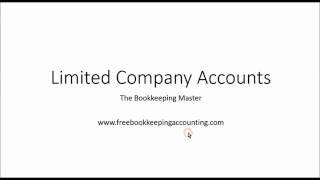 Limited Company Accounts   Preparing and Understanding - Ltd Accounts