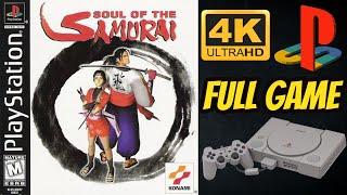 Soul of the Samurai | PS1 | 4K60ᶠᵖˢ UHD| Longplay Walkthrough Playthrough Full Movie Game