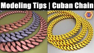 Blender tutorial - Modeling Tips | Cuban Chain