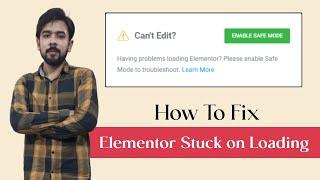 How To Fix Elementor Stuck on Loading Screen | Elementor Not Loading | 100% Fix 