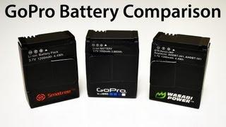 GoPro Hero3 Third Party Battery Comparison / Review