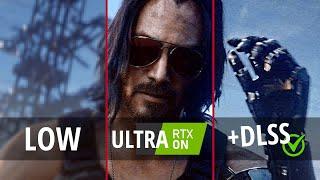 CYBERPUNK 2077 - Low vs. Ultra + Ray Tracing & DLSS GRAPHICS COMPARISON