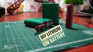 #DIY LITHIUM ION BATTERY ,How to make a 3S 18650 Battery Pack at home in Hindi/Buddytech