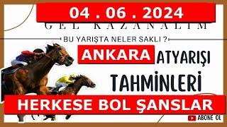 04 Haziran 2024 Salı Ankara Yarışı Tahminleri At Yarışı Yorumlar-youtube-tjk-canlı bahis-canlıTV-