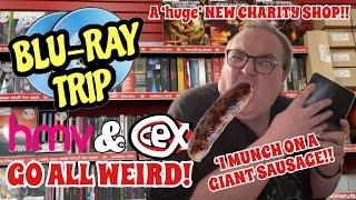 A GODZILLA of a Blu-ray Hunting Trip - HMV and CEX go all Weird plus I munch on a giant SAUSAGE!