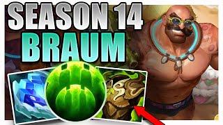 SEASON 14 BRAUM SUPPORT GAMEPLAY GUIDE