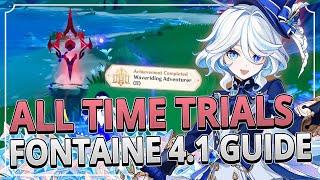 All 31 Time Trials in Fontaine 4.1 Guide +TIMESTAMPS | Genshin Impact 4.1