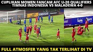 TIMNAS U-20 GACOR! FULL CUPLIKAN FANCAM MOMEN PESTA GOL INDONESIA VS MALADEWA 4-0 AFF U20 QUALIFIERS