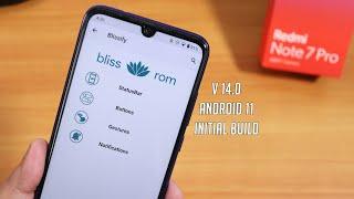 BlissROM v14.0 On Redmi Note 7 Pro! Unofficial, Still Great Experience