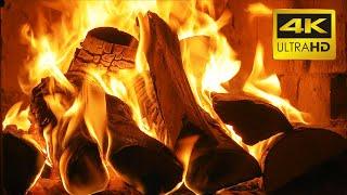  The BEST Relaxing Fireplace with Crackling Fire Sounds, Soothing Relaxation  Burning Fireplace 4K