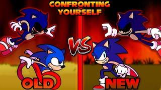 FNF': Sonic.exe Ring Of Despair - Confronting Yourself (Old Vs New) (cys covers comparison)