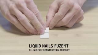 LIQUID NAILS FUZE*IT TAKES ON: THE CLOCK