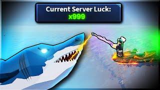 CATCHING A MEGALODON WITH TRUE MAX LUCK IN FISCH!