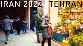 TEHRAN 2022: Evening Walking Tour on Tehran City - IRAN 4K UHD 60fps