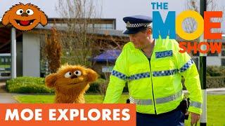 Moe Explores - Road Safety | Staying safe on the footpath/sidewalk | Crossing the road #RoadSafety