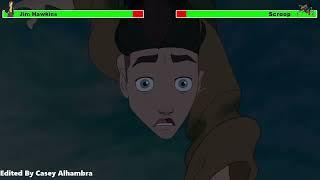 Jim Hawkins vs. Scroop with healthbars