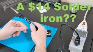 The $14 Amazon 936H Digital Soldering Iron review. Good hobby soldering iron for beginner or a pro.