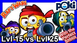 Raft Wars Multiplayer [Lvl 15 vs Lvl 25] Poki.com