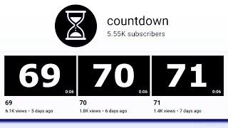 This YouTube Channel Is Counting Down To SOMETHING... (why?)