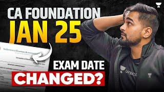 EXAM DATES CHANGED ? #cafoundation #icai #shantamgupta