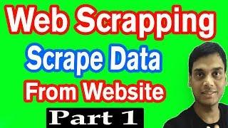 How to Web Scrape using web scraper Part 1 || Web scraper chrome extension tutorial by Helping abhi