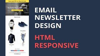 Email Newsletter Design Responsive | Html