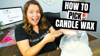 How to Choose Candle Wax//Candle making for beginners//Make Candles in your kitchen