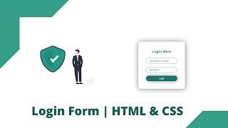 HTML Form Design | SpeedCode  | Swapnil Codes | #loginform #html #css