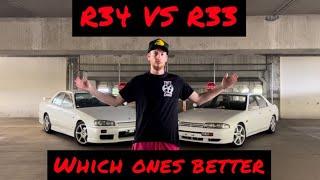 Differences Between Nissan Skylines R34 and R33 Sedan / Comparison / Honest Review