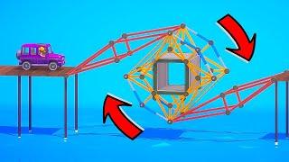 Unfold the roads to make a bridge, simple right? Poly Bridge 3!