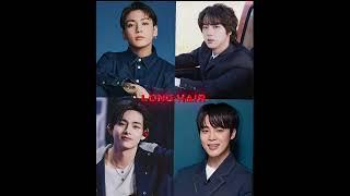 BTS members Bald haircut vs Long hair (4/7)