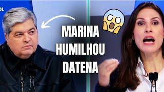 URGENTE MARINA HELENA DA SHOW  HUMILHA DATENA E SAI EM DEFESA PABLO MARÇAL