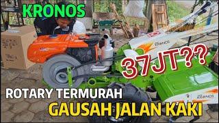 Test traktor sawah, Quick Kronos rotary. Bisa buat bonceng ayang..