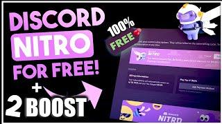 How to Get Discord Nitro For FREE + 2 boost | Free Discord Nitro Kaise Milega