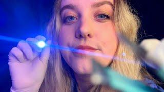 ASMR | Something in your eyes  Follow my Instructions [LIGHTS, Gloves & Personal Attention]