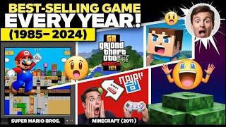 Best Selling Video Games (1985 - 2024) | Most Popular Games of All Time