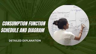 Consumption function | Propensity to consume | Consumption | Schedule and diagram #mpc #macro #12th