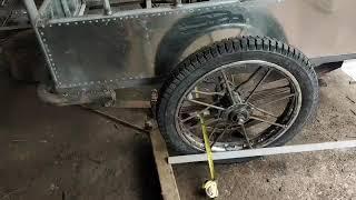 Tutorial/how to mounting tricycle/tricycle cargos side wheel w/ wheel alignment and measurement.