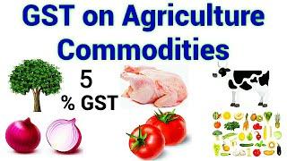 How much GST on Agricultural Commodities | कृषि संबंधित वस्तुयों पर कितना GST लगता है | Must Watch