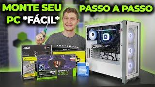 COMO MONTAR UM PC GAMER INTEL (de R$6500) PARA RODAR TUDO NO ULTRA! PASSO A PASSO - 2024