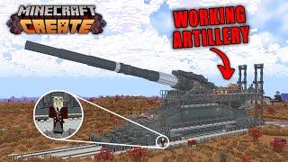 I Built The BIGGEST Railway Artillery EVER In Create Mod