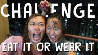 Pecah!! Minum Air Sagu Be Like... - Eat it or Wear it Challenge Ft Joanika Juanda