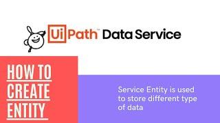 How to Create Entity in UiPath Data Services | UiPath Data Services | UiPath Tutorial | RPA