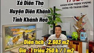 ( đã bán ) BÁN ĐẤT XÃ DIÊN THỌ , HUYỆN DIÊN KHÁNH , TỈNH KHÁNH HOÀ GIÁ RẺ