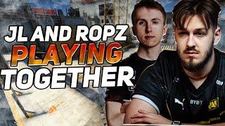 jL AND ROPZ PLAYING ON FACEIT TOGETHER | THE NAVI ARE PRACTICING VERTIGO? jL CS:GO