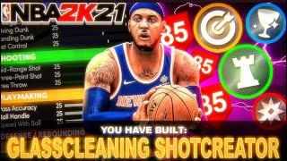 NEW RARE "GLASSCLEANING SHOT CREATOR" DEMIGOD BUILD IN NBA 2K21 NEXT GEN! NEW BEST BUILD!