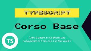 Corso di Typescript in italiano